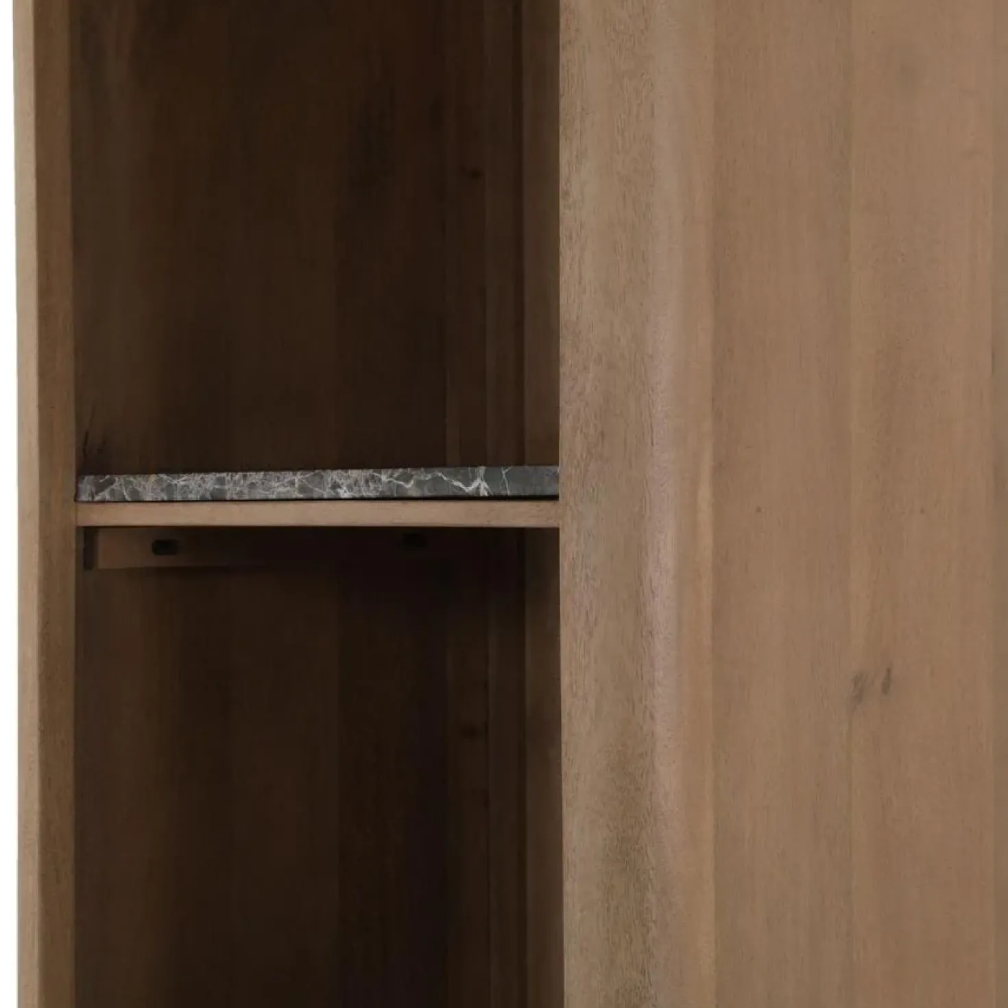Dallas Boekenkast Naturel Mangohout 55cm