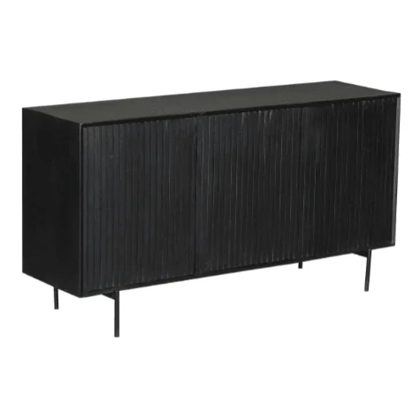 Dressoir Martin Zwart 165cm