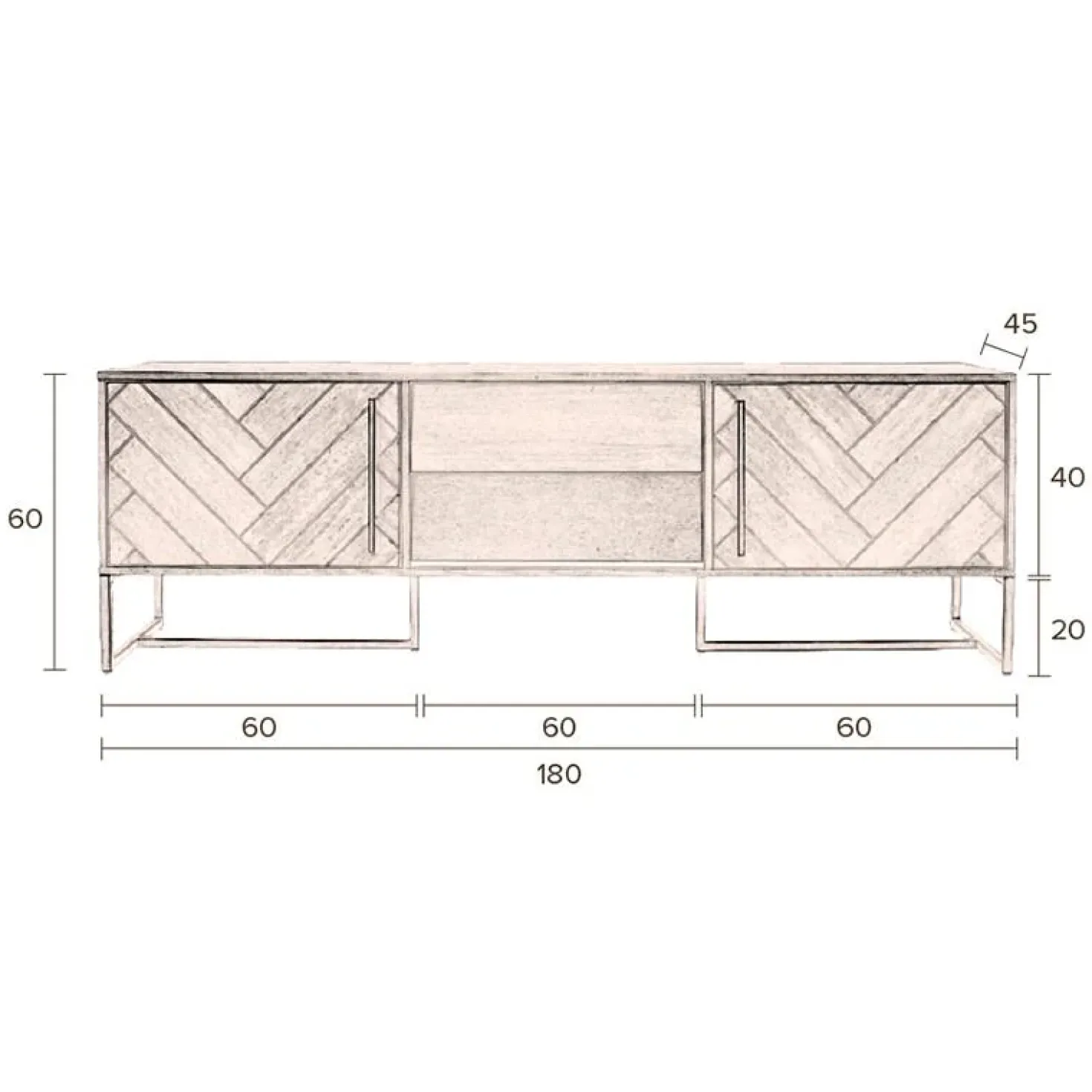 Dutchbone Class Tv meubel