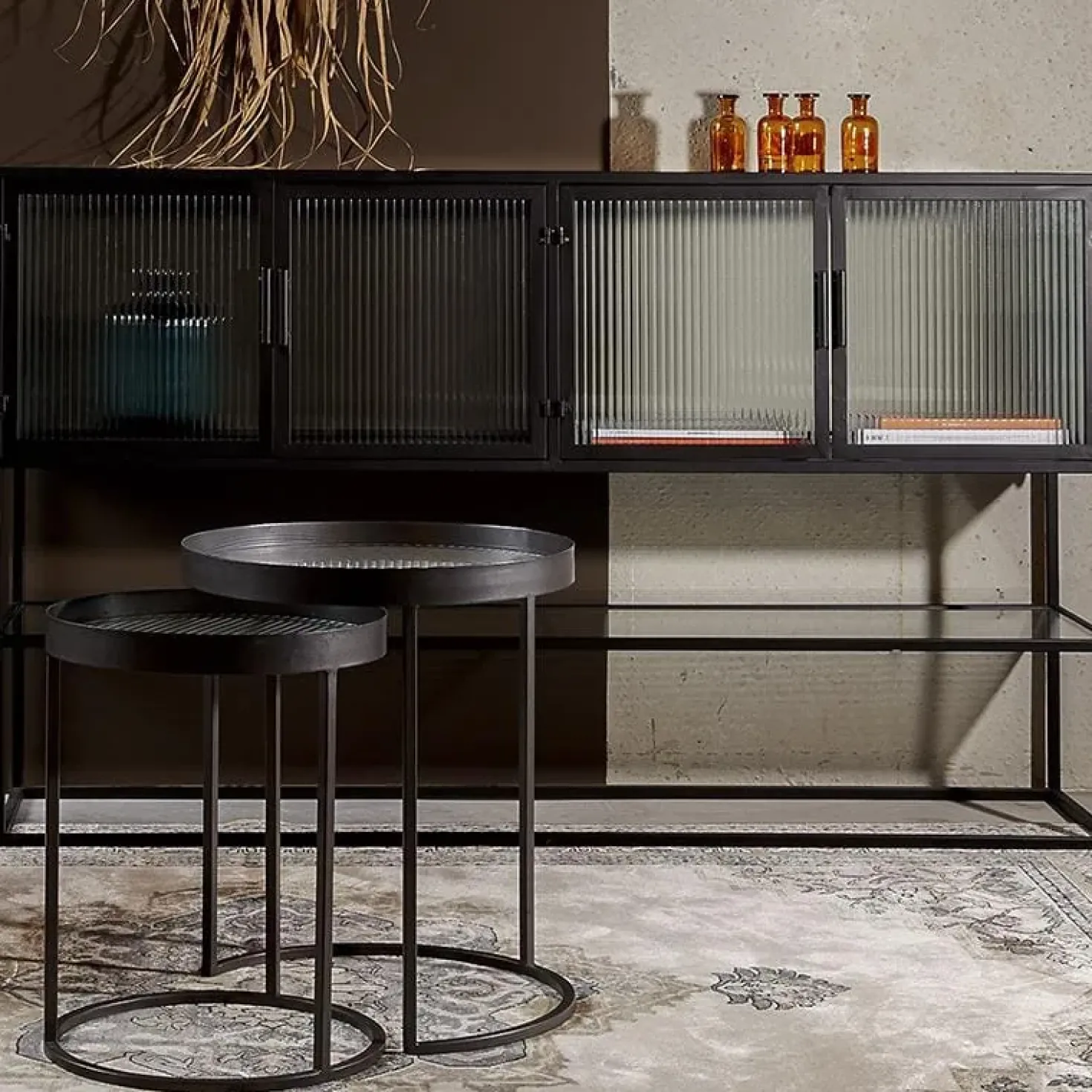 Dutchbone Dressoir Boli Zwart
