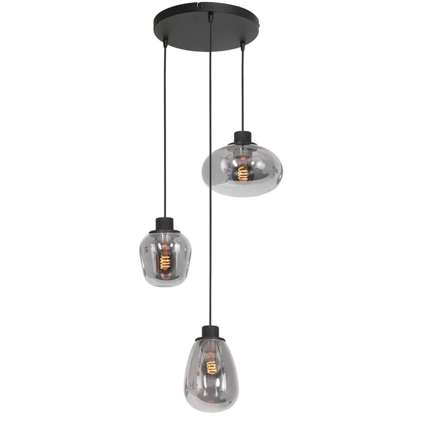 Echo Hanglamp 3-lichts glas