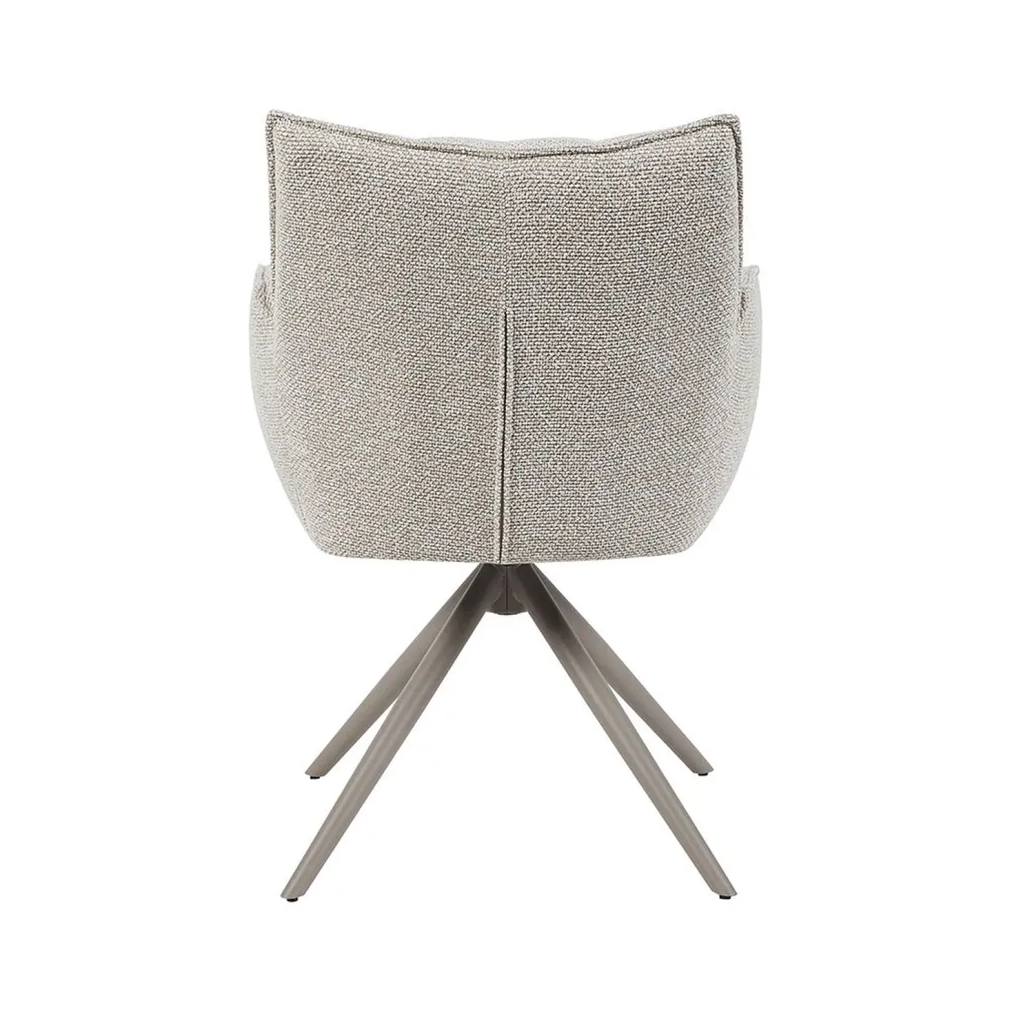Eetkamerstoel Amalfi Naturel Boucle met Taupe poot