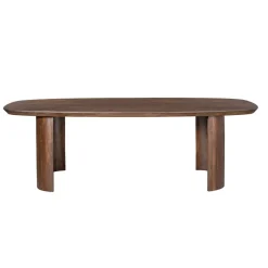 Eettafel Mario Deens ovaal Walnoot 200cm