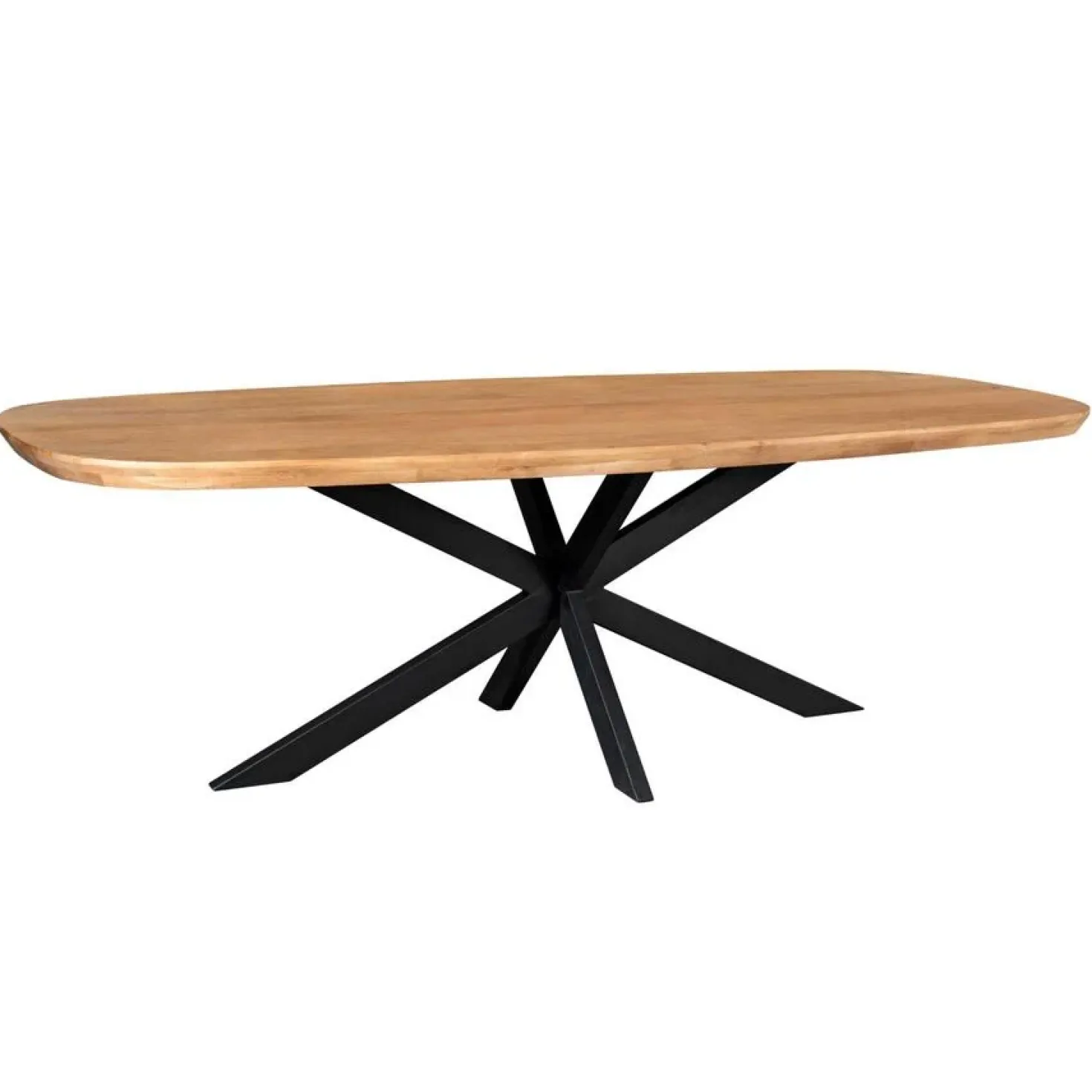 Eettafel Martin deens ovaal Naturel 200cm