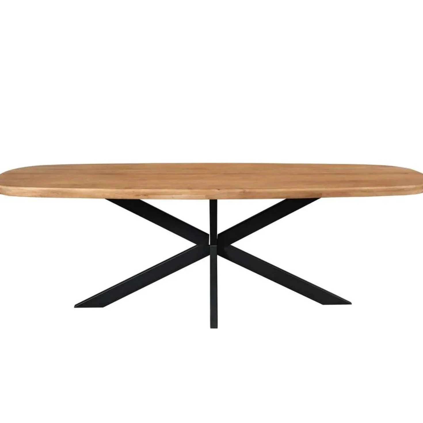 Eettafel Martin deens ovaal Naturel 200cm