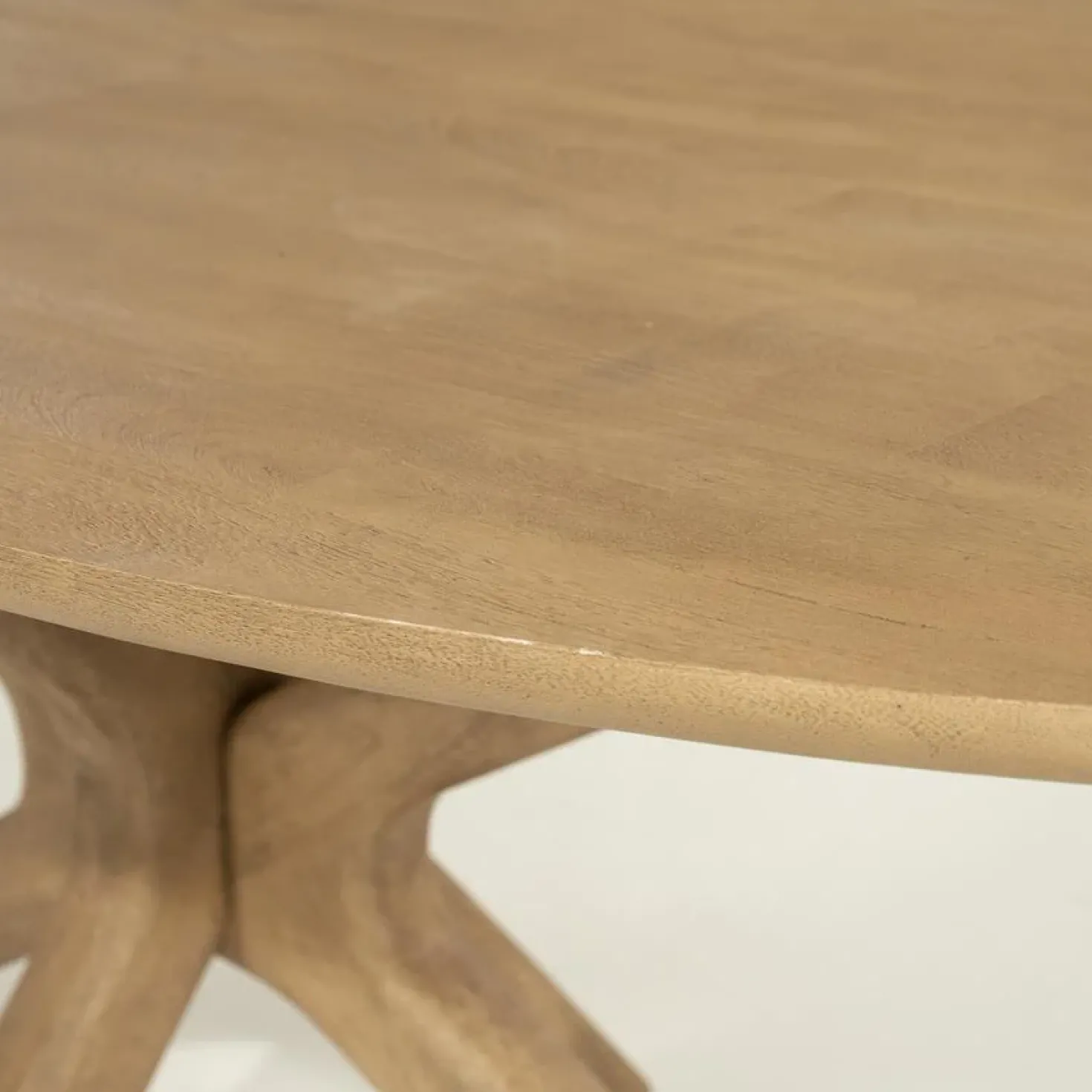 Eettafel Tycho ovaal Naturel mangohout 260cm