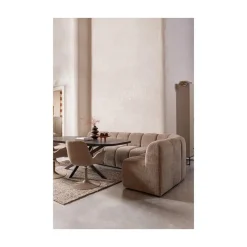 Efia Vloerkleed wol bruin melange 170x240cm