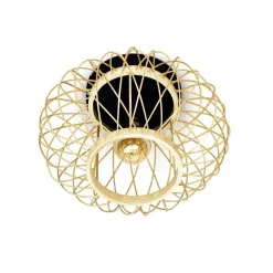 Ellie 1-lichts Plafondlamp rotan 30cm