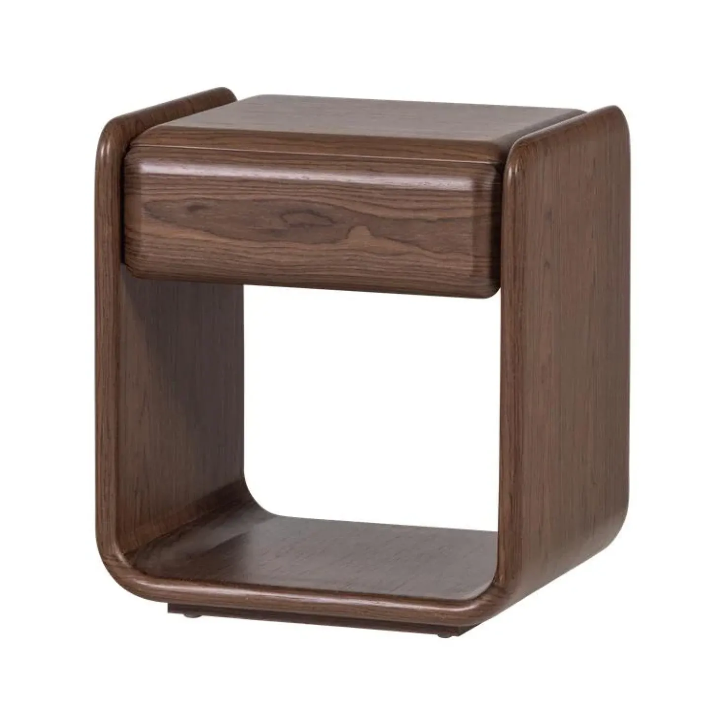 Elura Nachtkastje 1 lade Fineer Bruin 51cm
