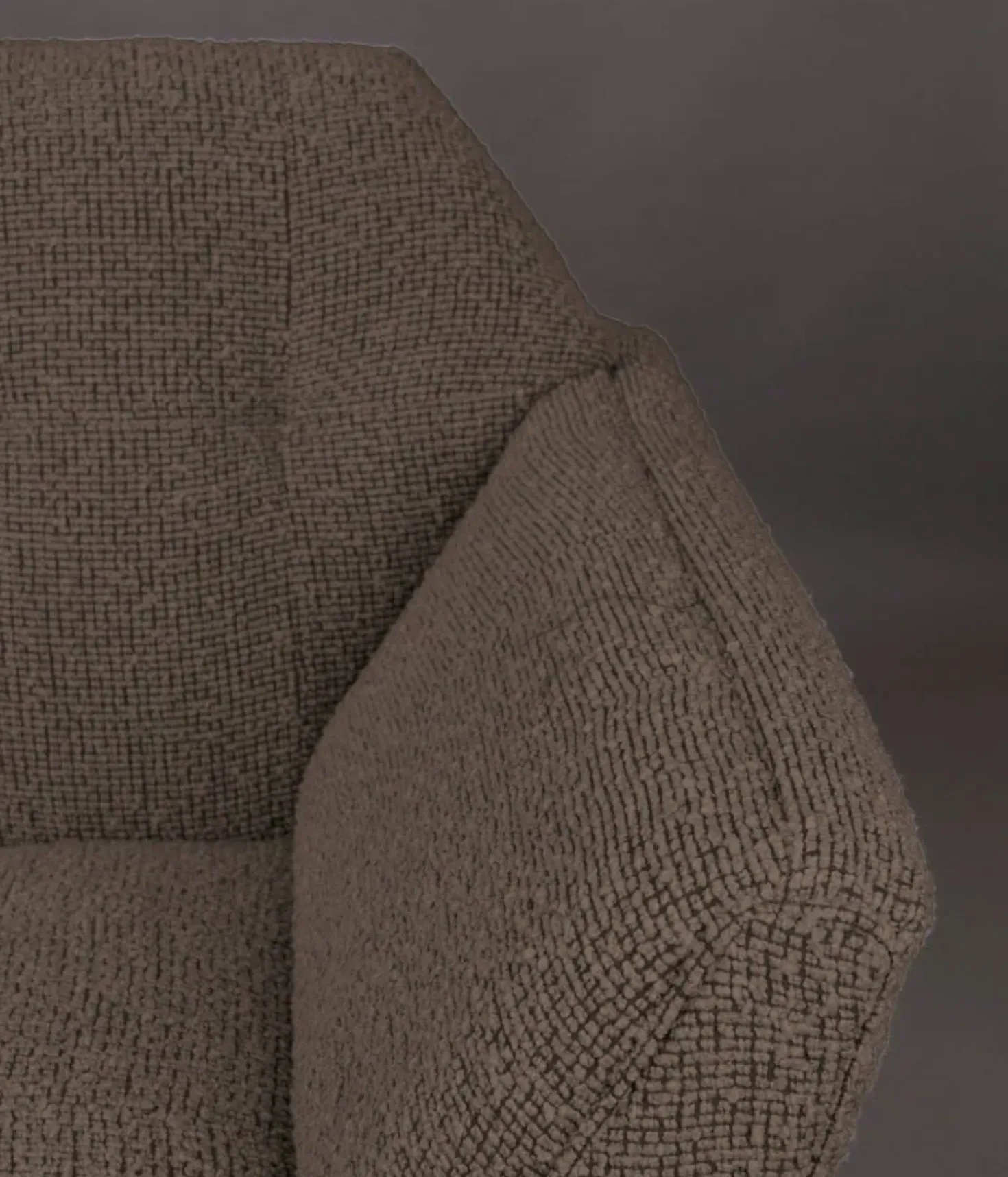 Fauteuil Kate Bouclé Camel 94cm