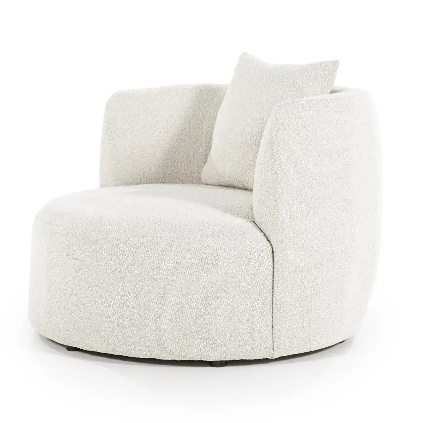 Fauteuil Louis met kussen beige spark