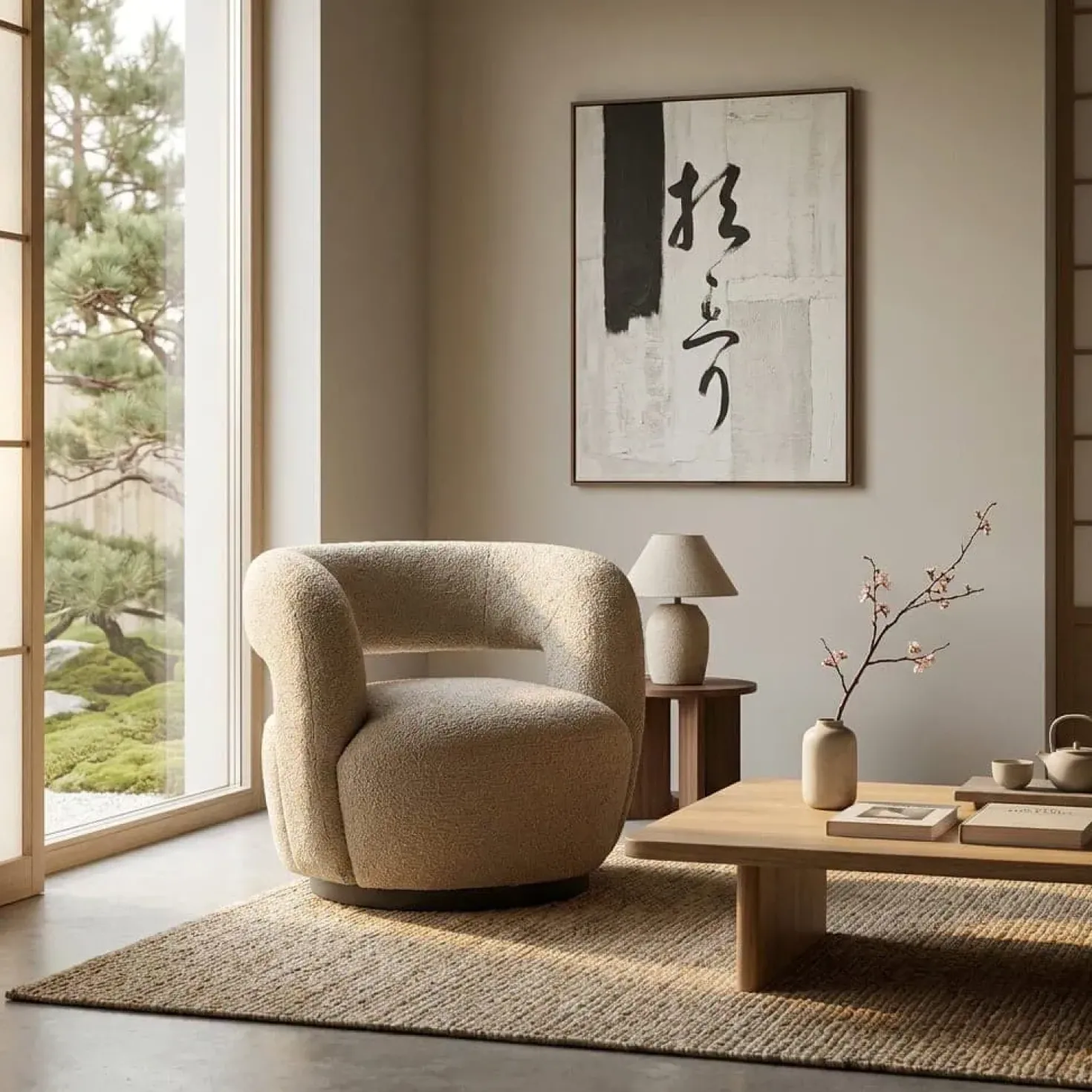 Fauteuil Sharon zand spark