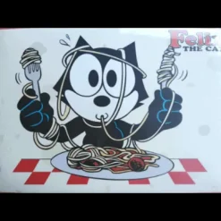Felix the Cat Spaghetti - metalen bord