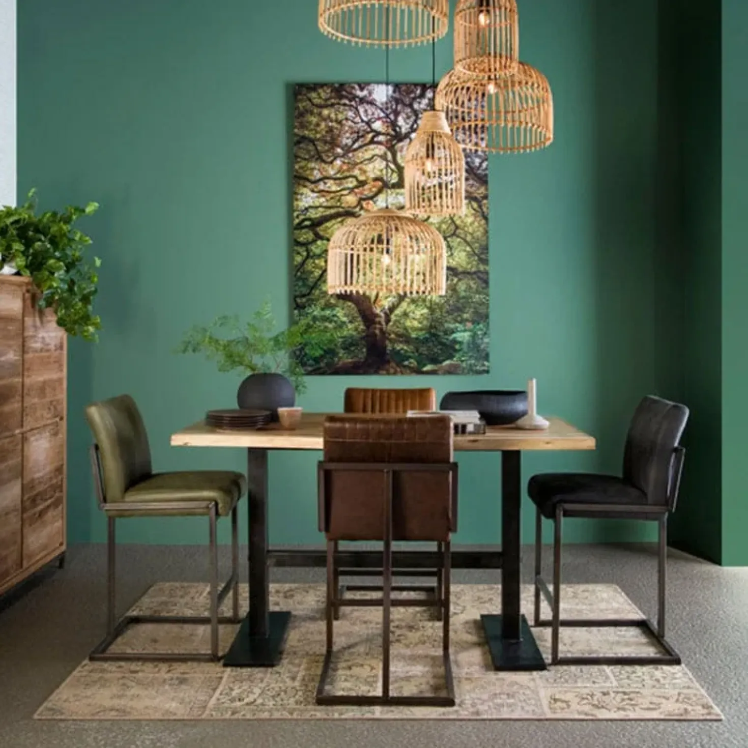 Ferro barstoel Savannah Licht Bruin