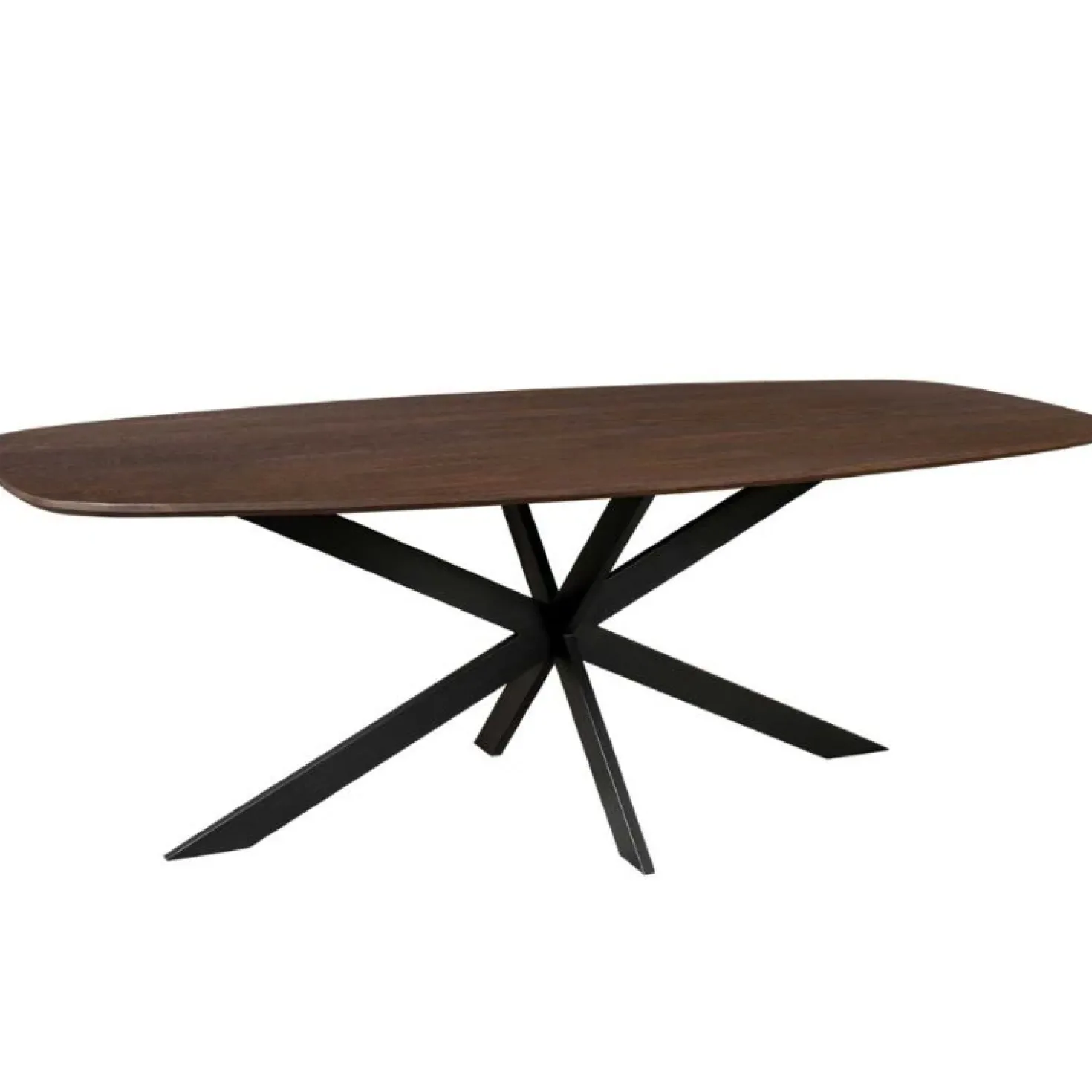 Ferry Eettafel Deens Ovaal Walnoot Eiken 240 cm