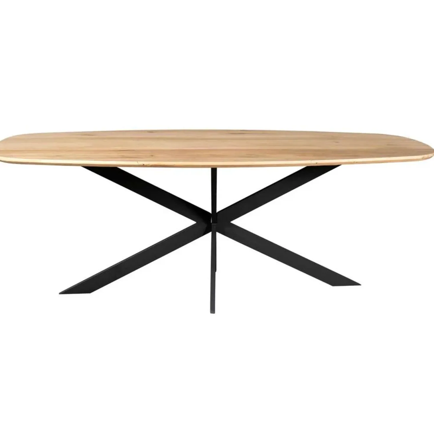 Ferry Eettafel Deens ovaal Naturel Eiken 280cm