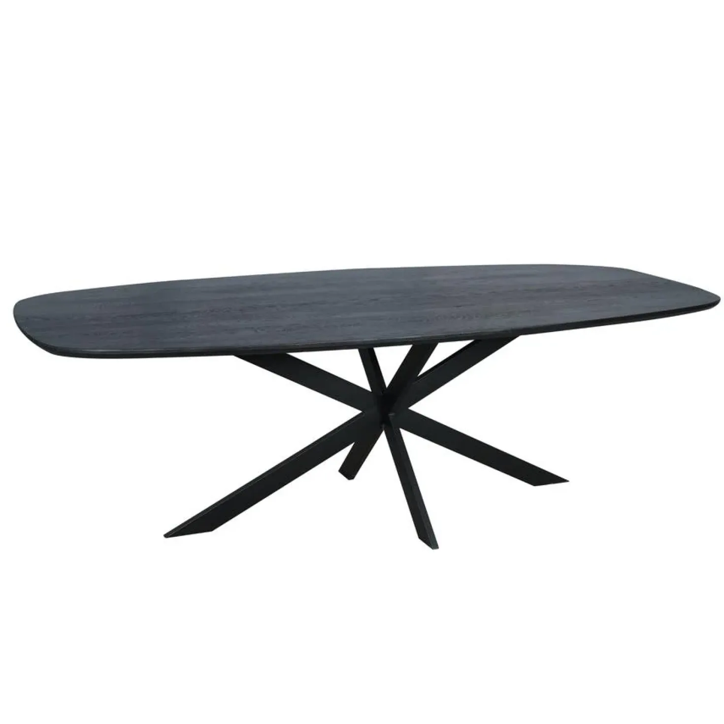Ferry Eettafel Deens ovaal Zwart Eiken 240cm