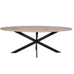 Ferry Eettafel Ovaal Naturel Eiken 180cm