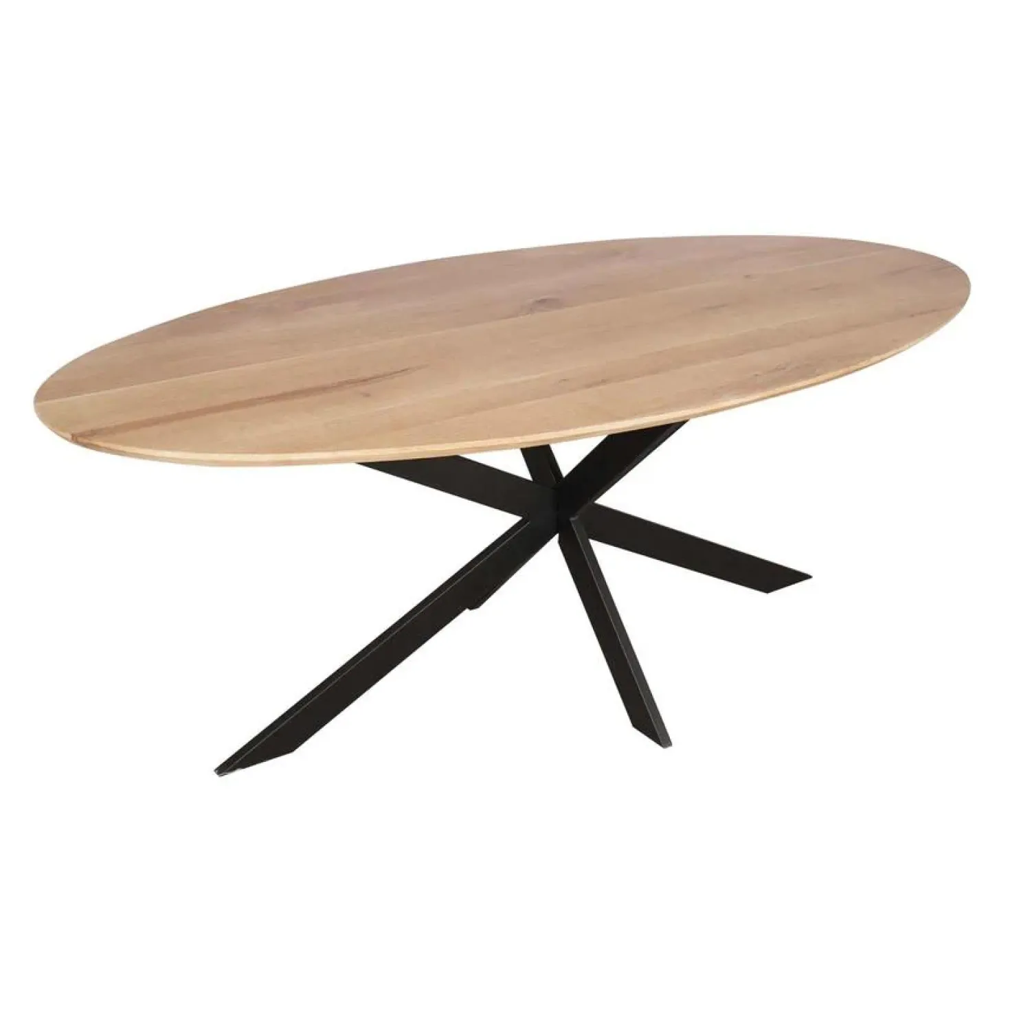 Ferry Eettafel Ovaal Naturel Eiken 280cm