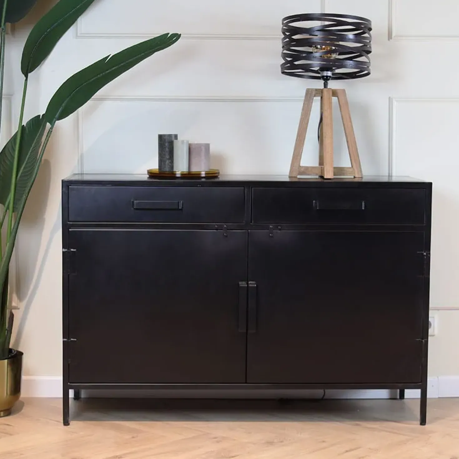 Figue dressoir 120cm zwart