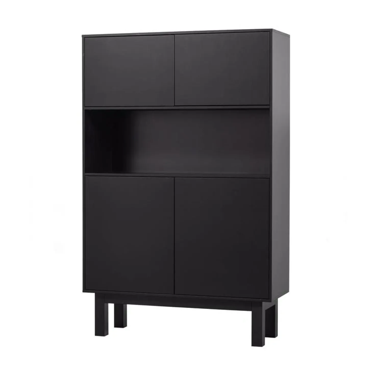 Finca Buffet-/drankkast grenen zwart 110cm