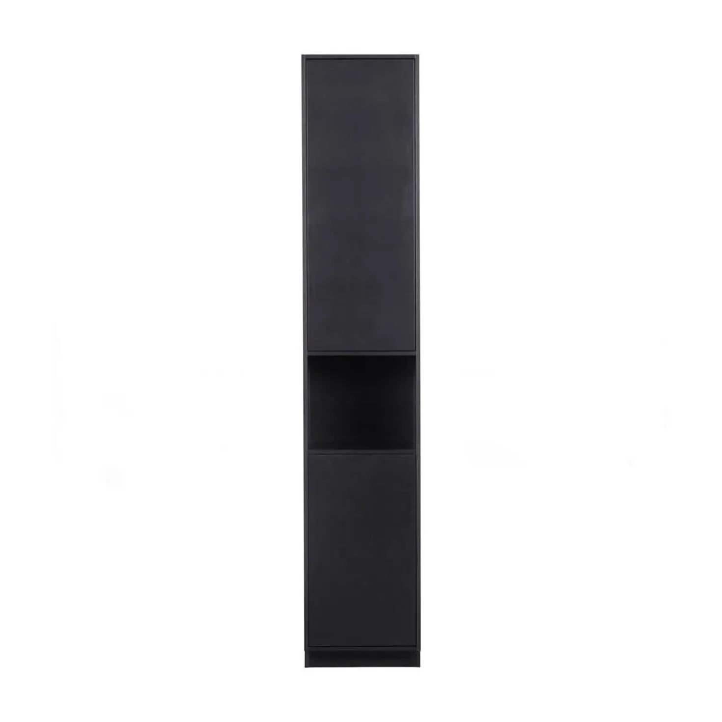 Finca Wandkast smal grenen zwart 40cm