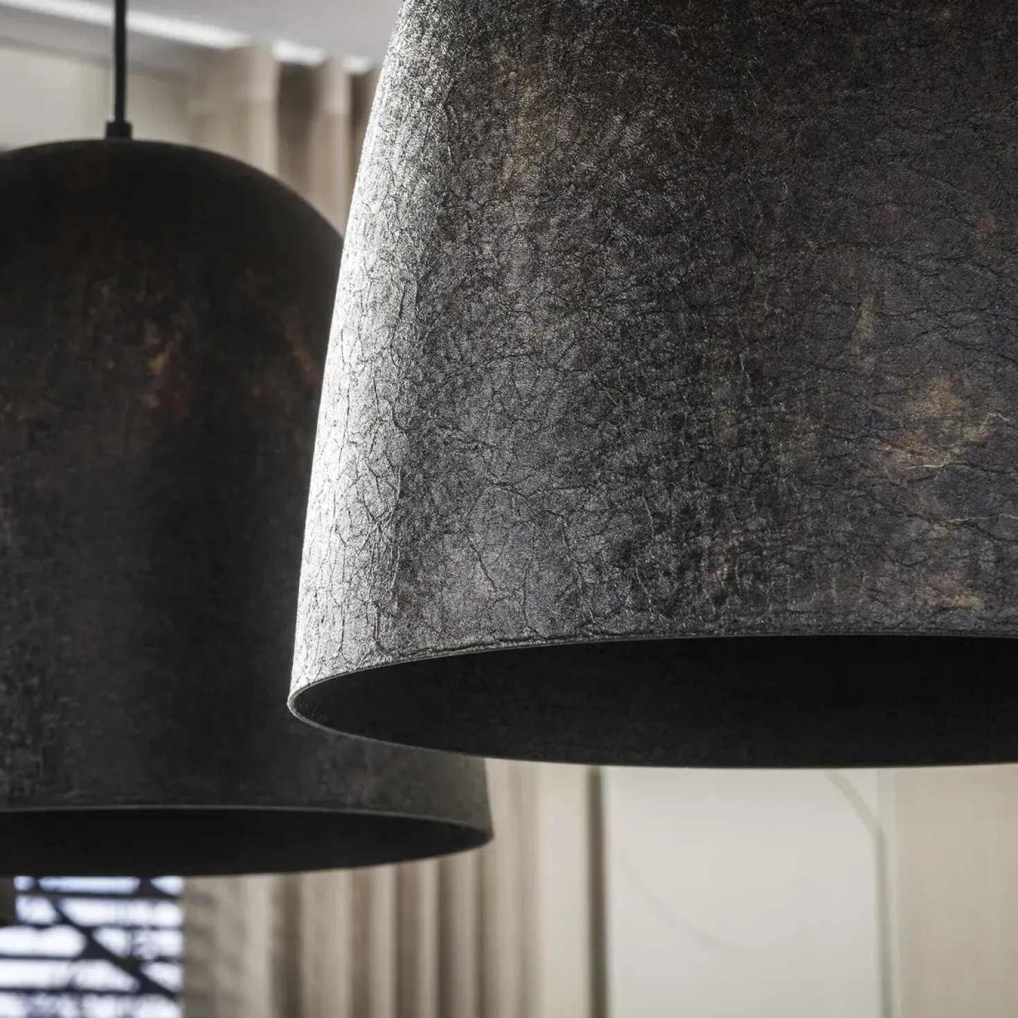 Flint 3-lichts Hanglamp Bruin