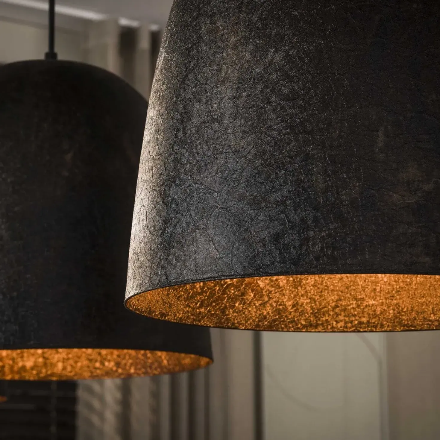 Flint 3-lichts Hanglamp Bruin