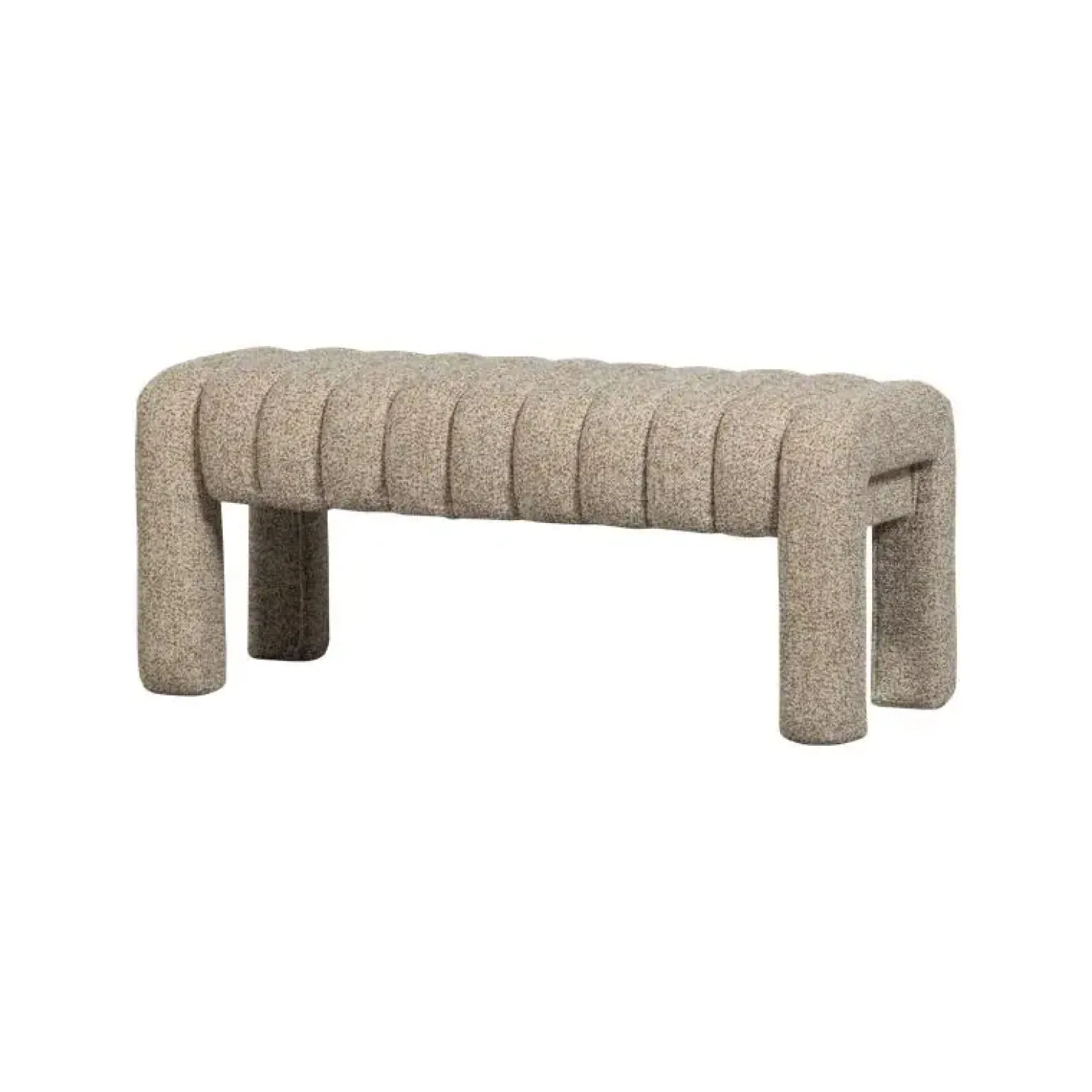 Frex Bankje Bouclé Bruin 110cm