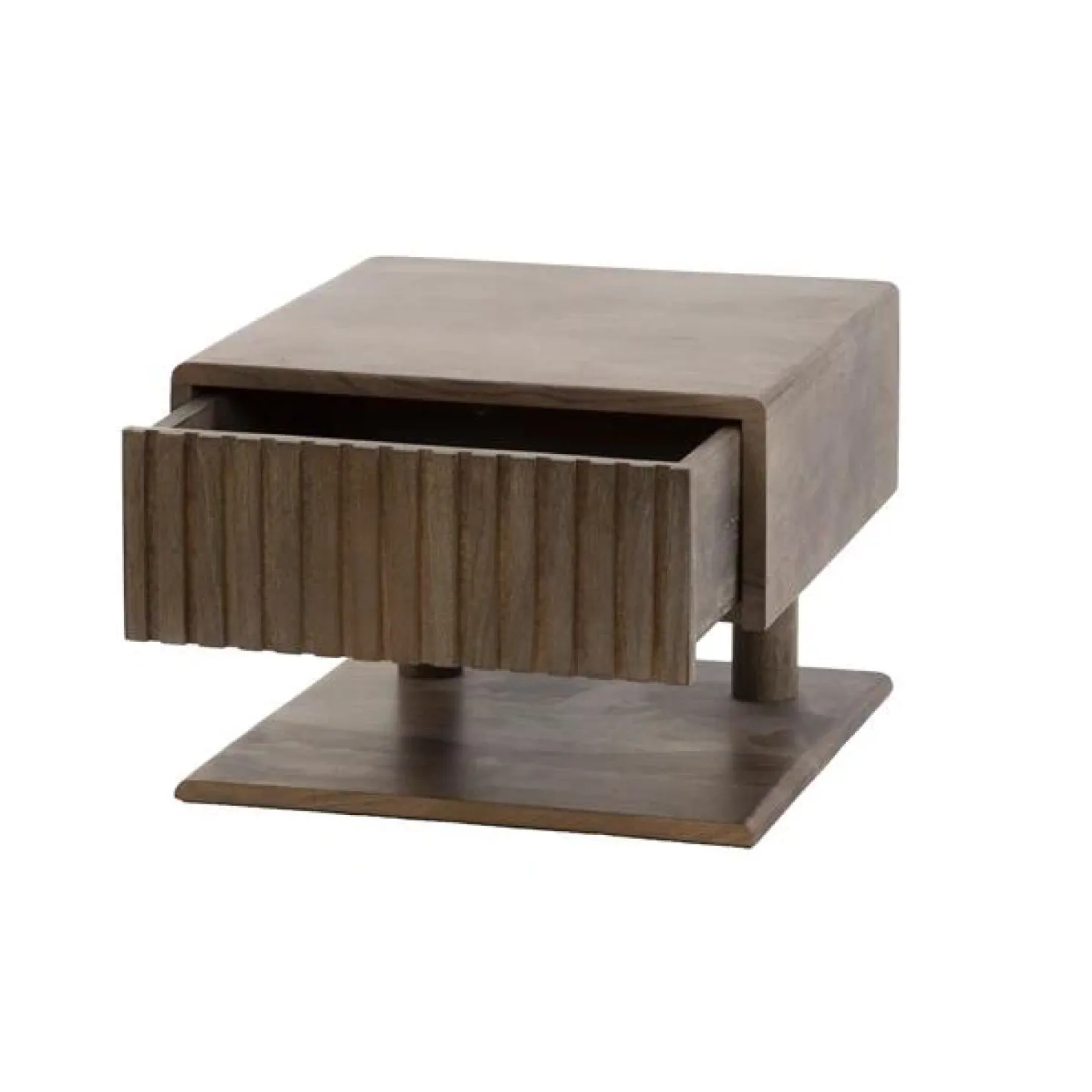 Giorgia Zwevend Nachtkastje 1 plank Acaciahout Bruin 35cm