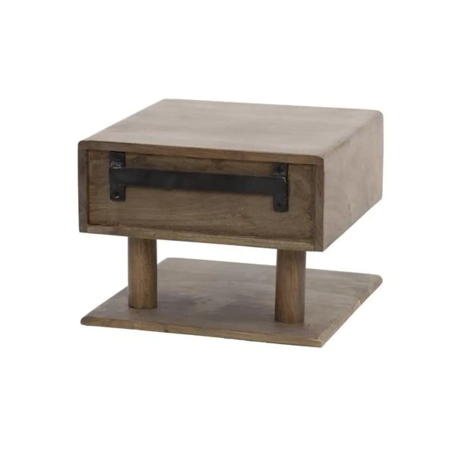 Giorgia Zwevend Nachtkastje 1 plank Acaciahout Bruin 35cm