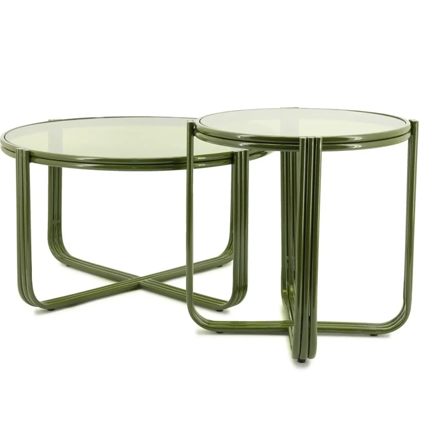Groovy Bijzettafel rond Groen 42cm
