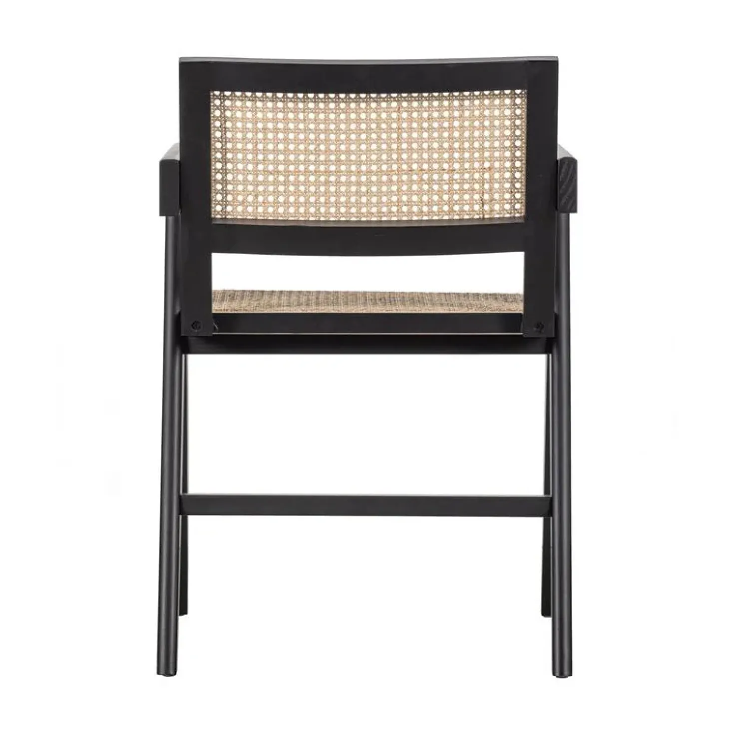 Gunn Eetkamerstoel rattan/hout zwart