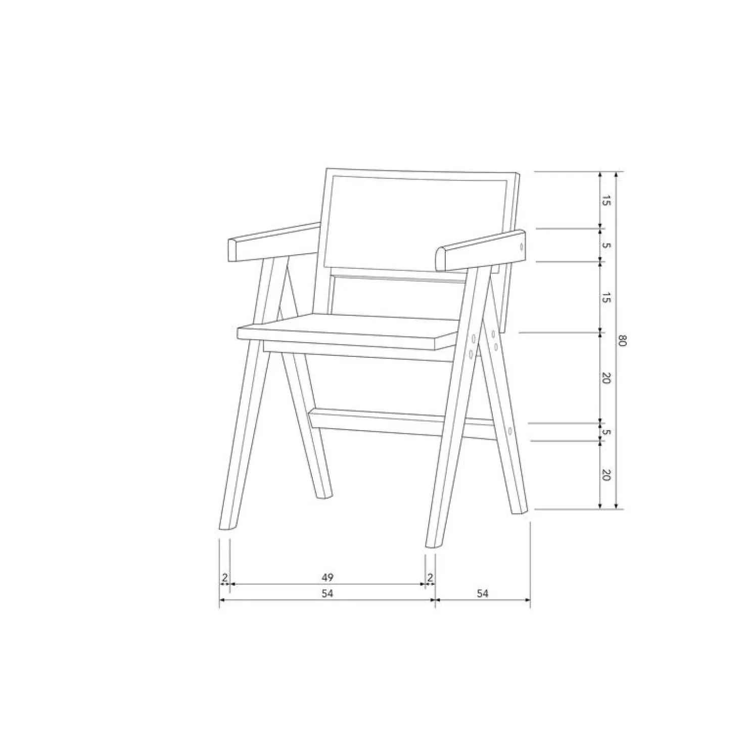 Gunn Eetkamerstoel rattan/hout zwart