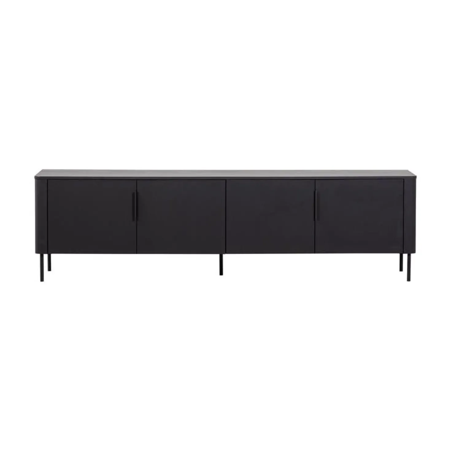 Gunnar Tv meubel grenen matzwart 200 cm