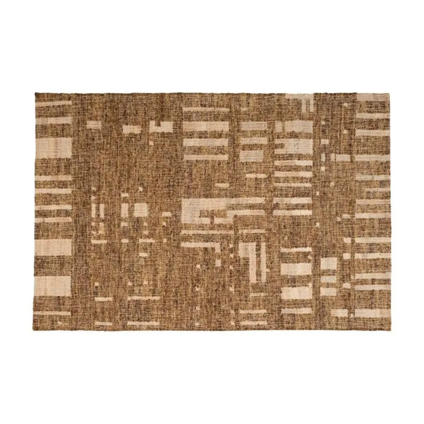 Ian Handgeweven vloerkleed wol/katoen bruin 170x240cm