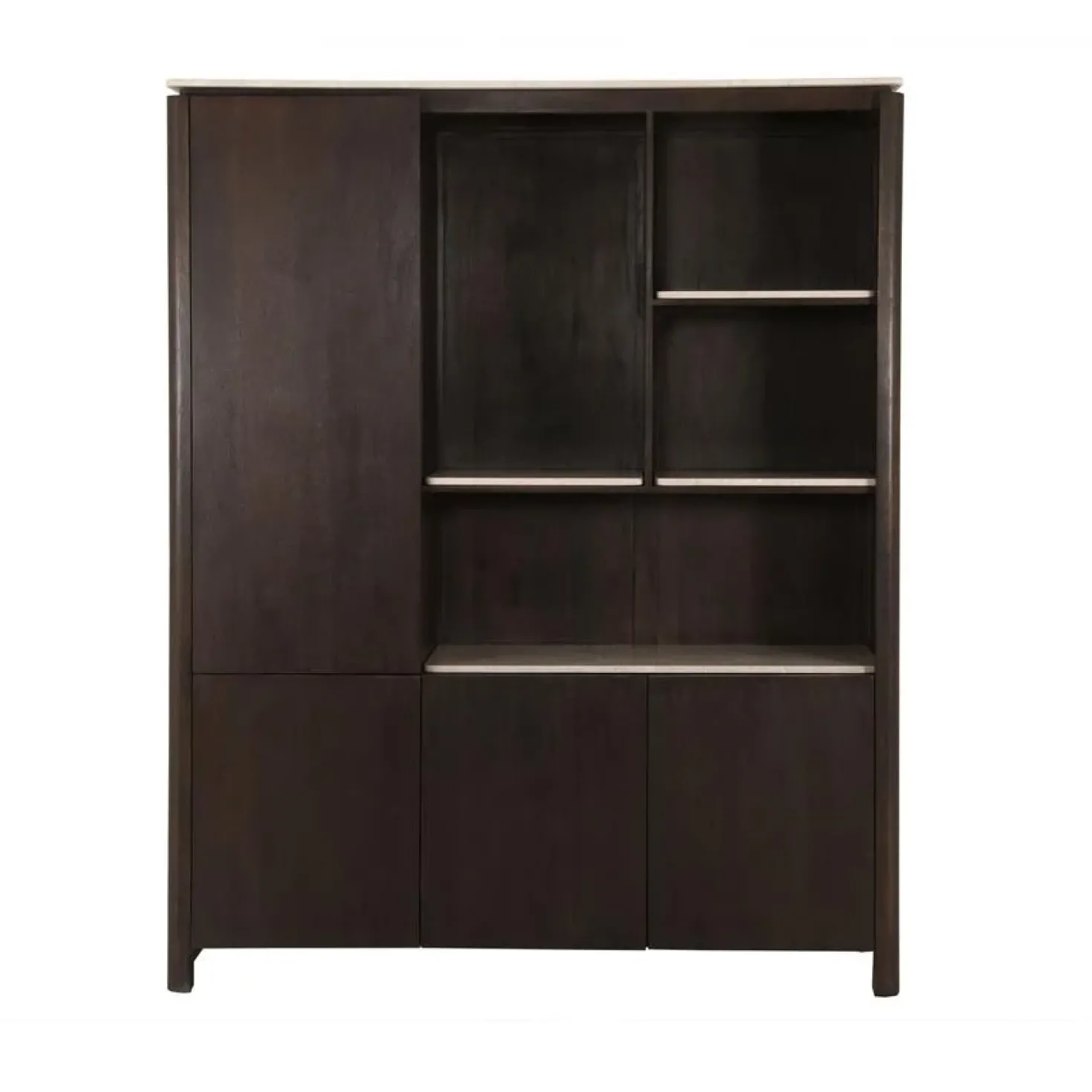 Inglegplank Dallas Vakkenkast XL Beige Marmer Set van 4