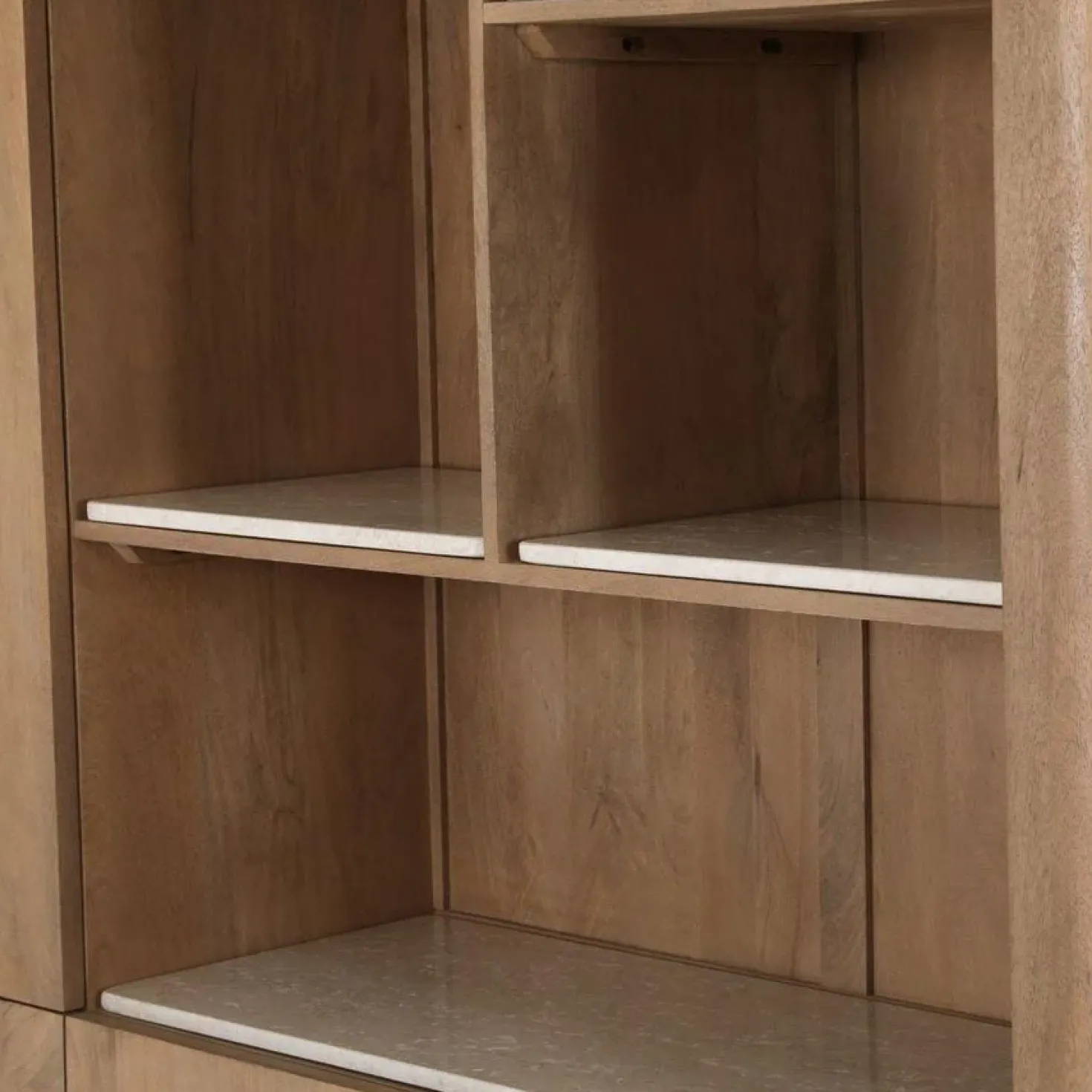 Inglegplank Dallas Vakkenkast XL Beige Marmer Set van 4