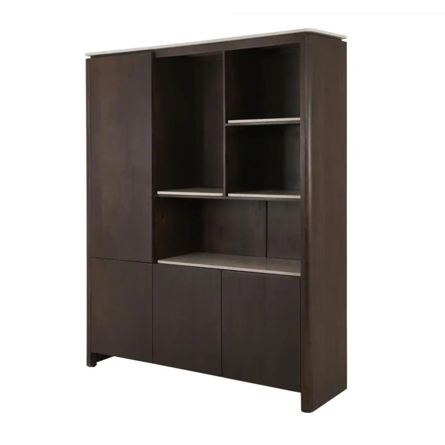 Inglegplank Dallas Vakkenkast XL Beige Marmer Set van 4