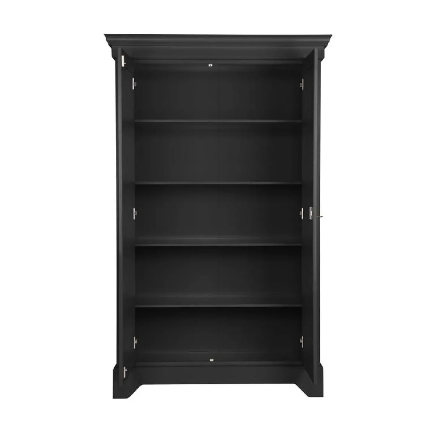 Isabel Brocante kast grenen zwart 118cm
