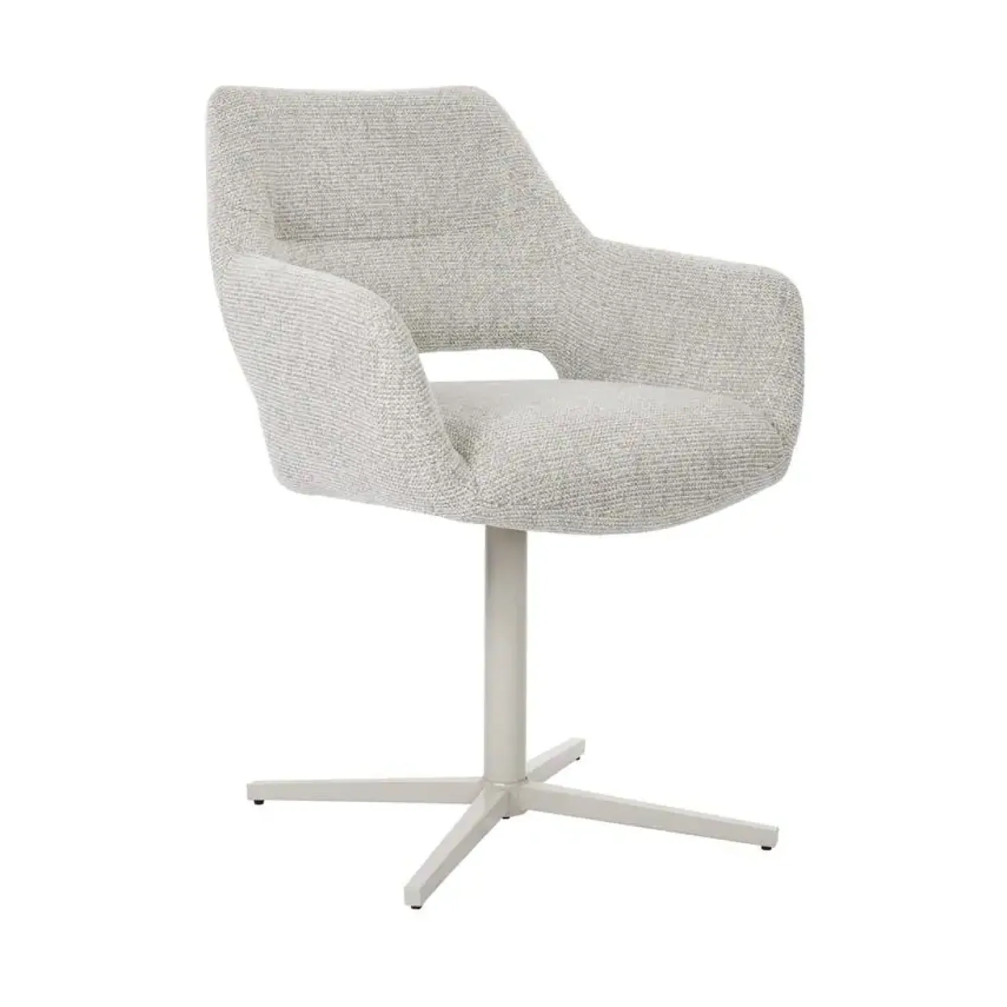 Jaden Eetkamerstoel Beige met zandpoot