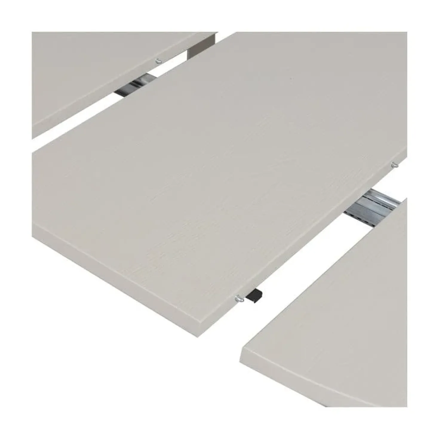 Janne Uitschuifbare eettafel rond eiken dakargrau 120/160/200cm