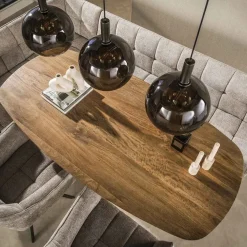 Jean Eettafel Deens ovaal Mangohout 180cm