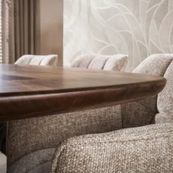 Jennie Eettafel deens ovaal Bruin 180cm