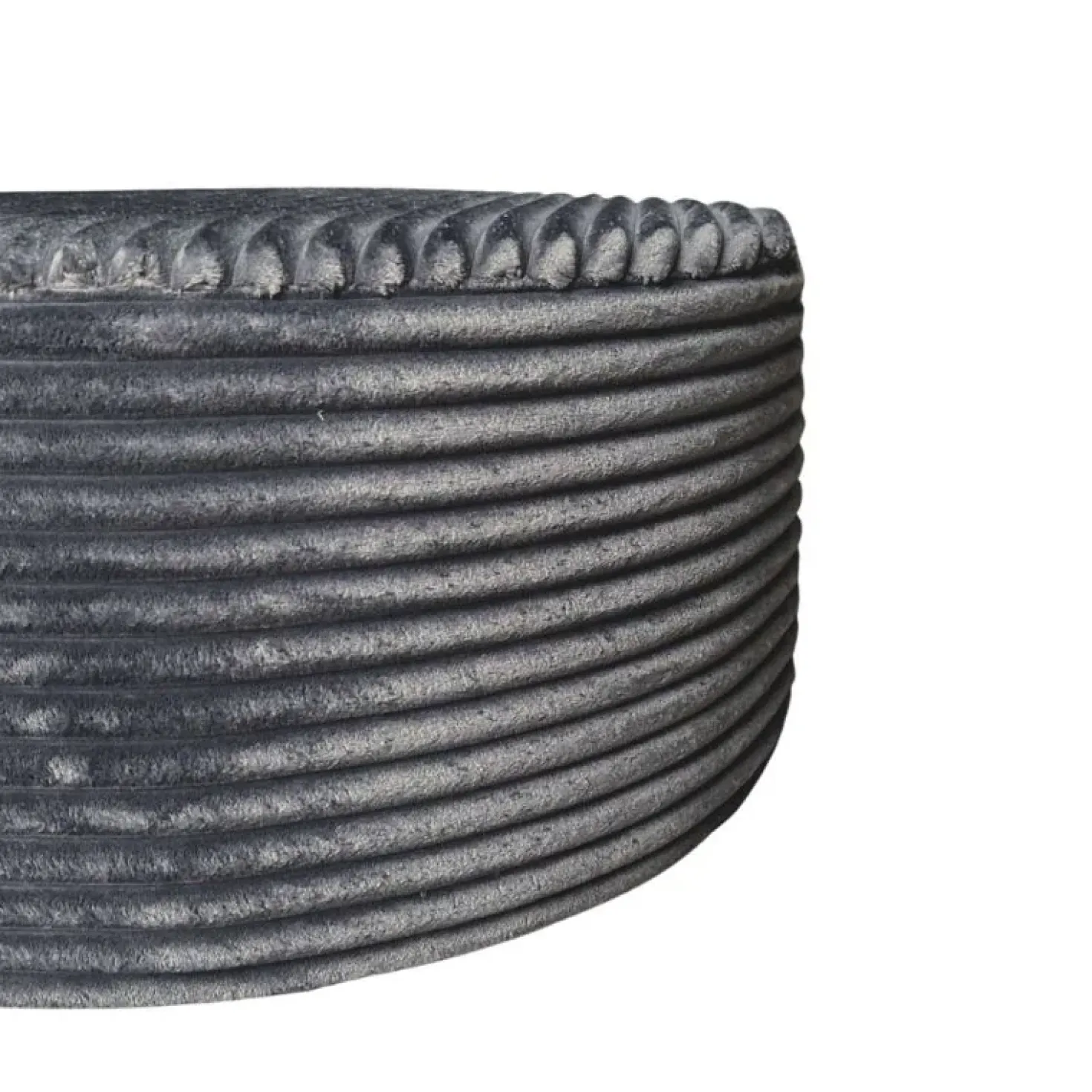Jonah Hocker Antraciet Ribstof 80cm