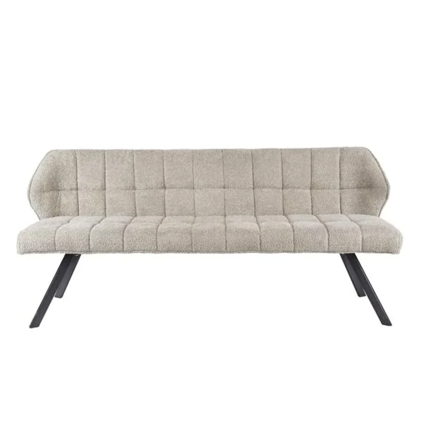 Kelly eetkamerbank Boucle zand