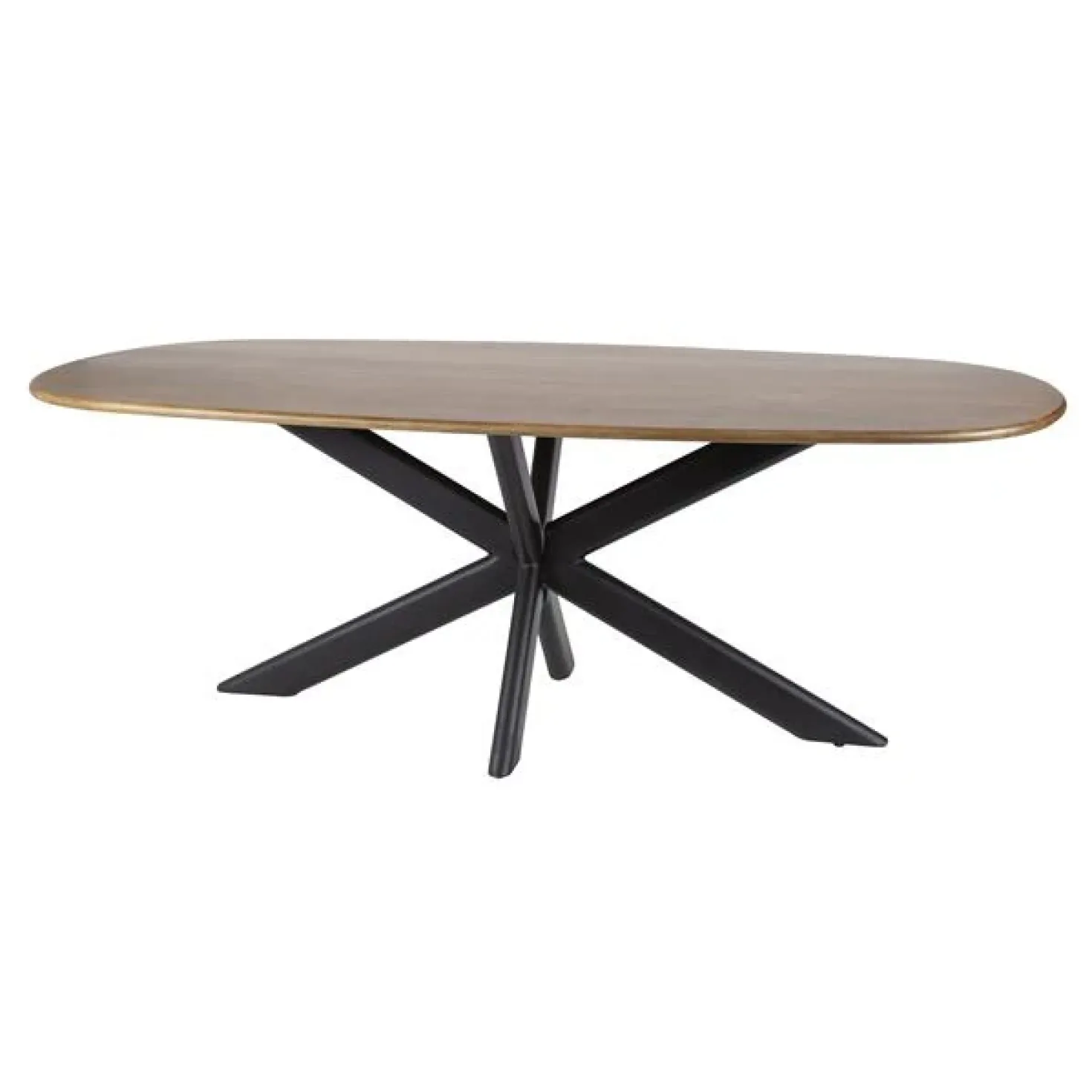 Kevin Eettafel deens ovaal Mangohout 215cm