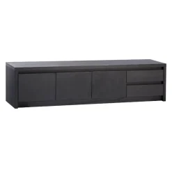 Kiara Tv meubel Groot Zwart 208cm