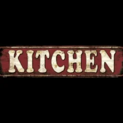 Kitchen - metalen bord
