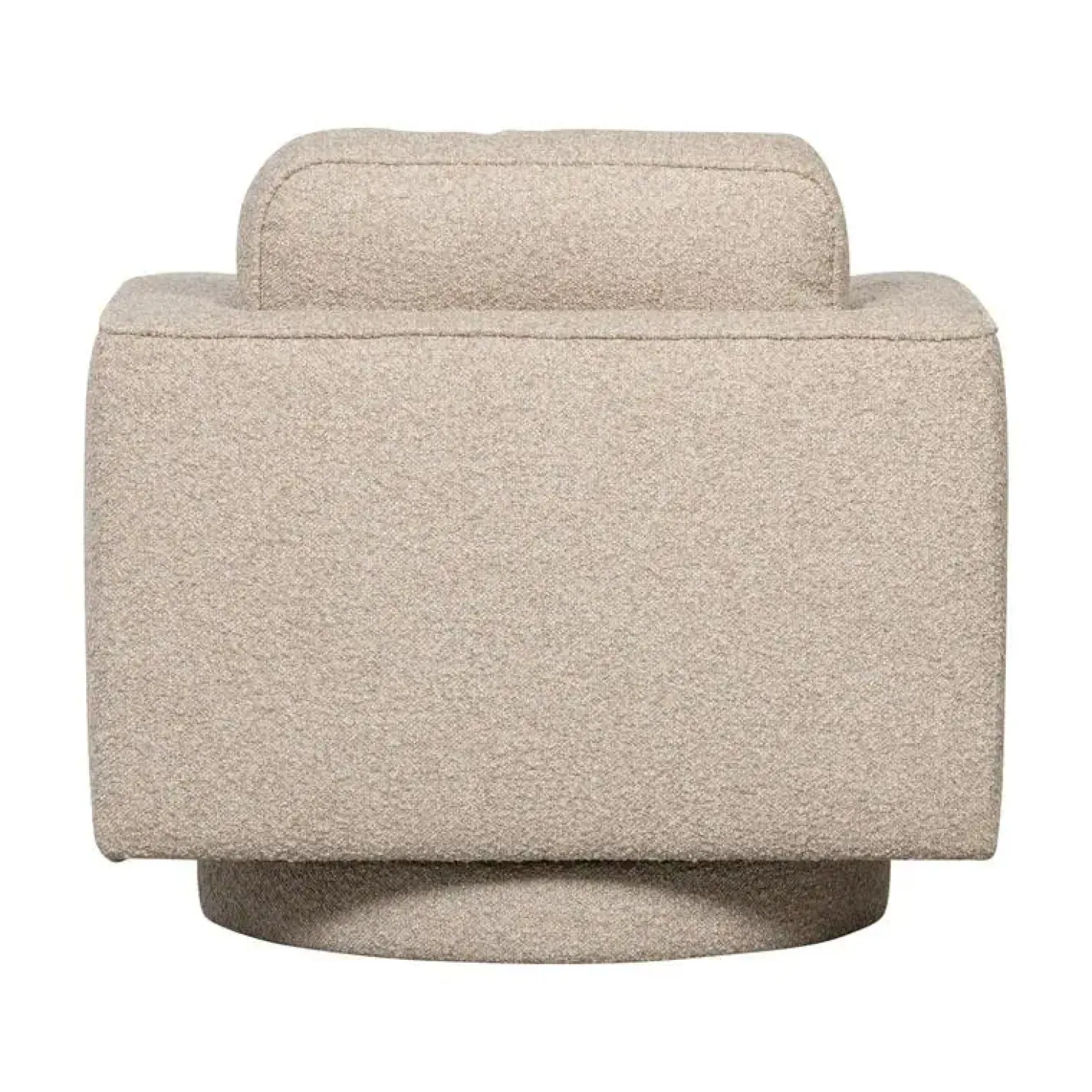 Lazy Draaifauteuil bouclé naturel
